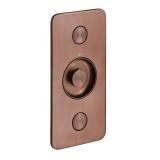 Cutout image of Vado Zone Brushed Bronze Dual-Outlet Thermostatic Shower Valve